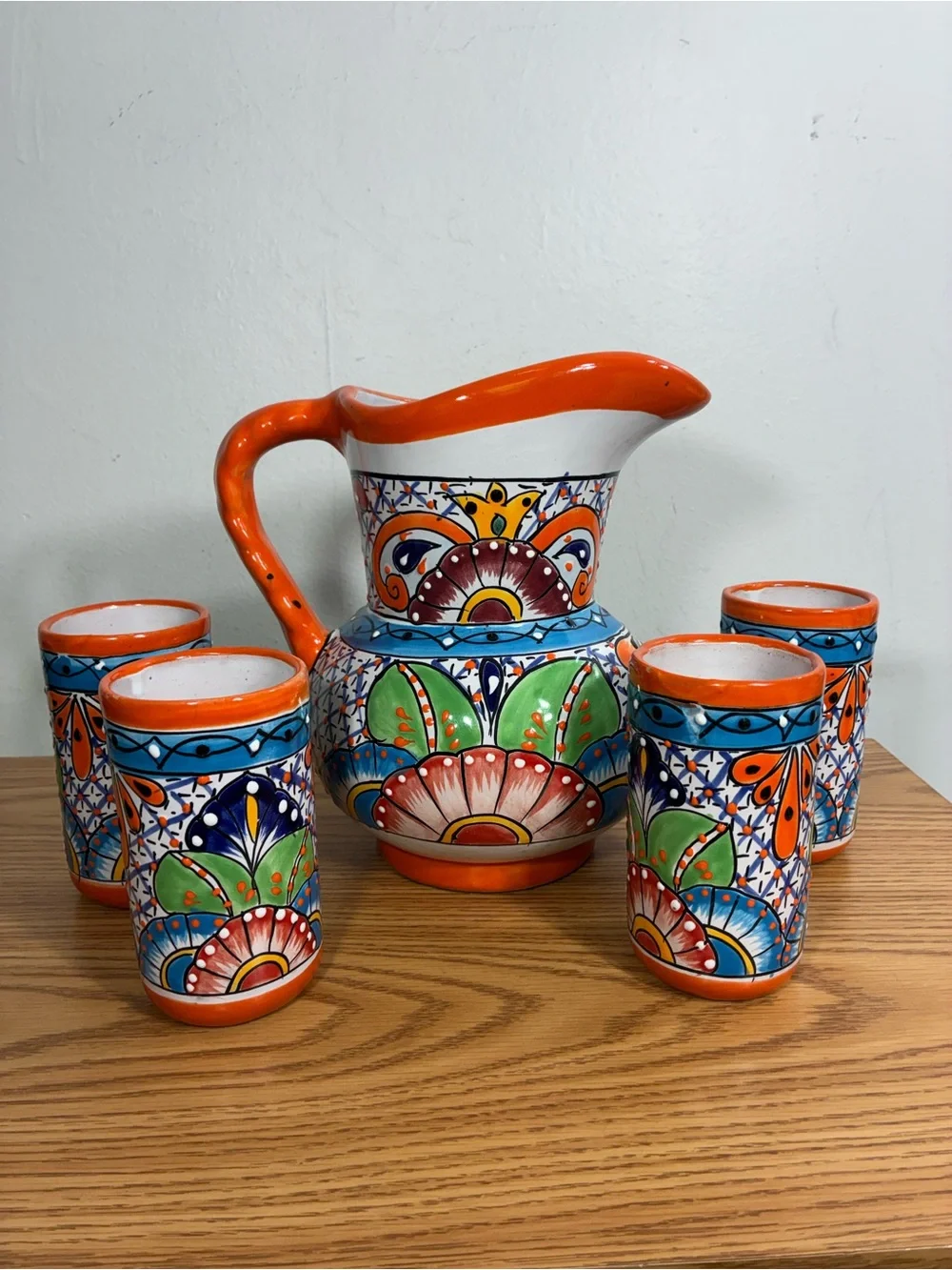 Talavera bright orange